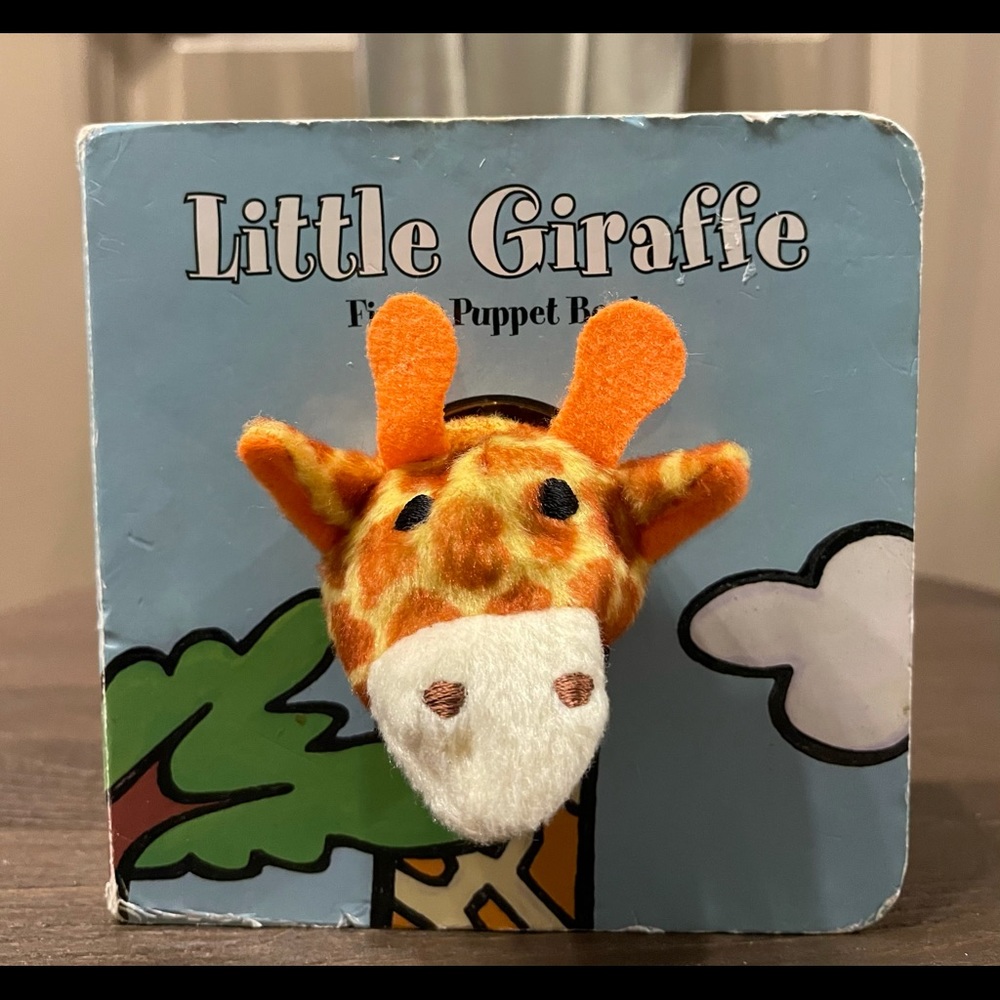 " Little Giraffe First puppet book"